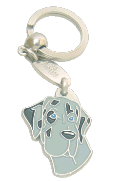 GREAT DANE BLUE MERLE <br> (keyring, without engraving)